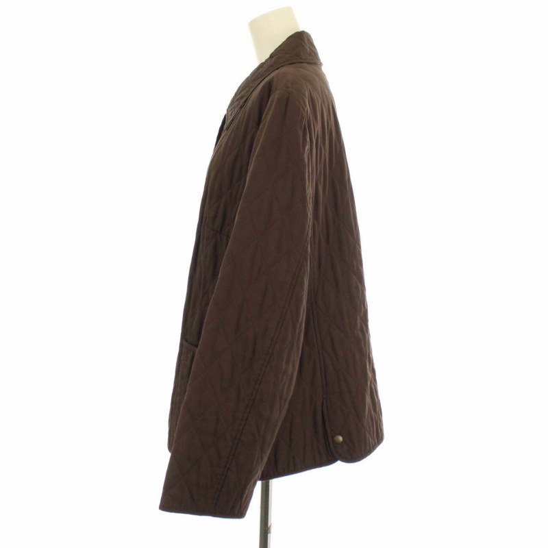 美品　バーバリーロンドン　ジャンパー　キルティング　ノバチェック　ダーククラウン バーバリーロンドン キルティングコート ノバチェック 2way 160A