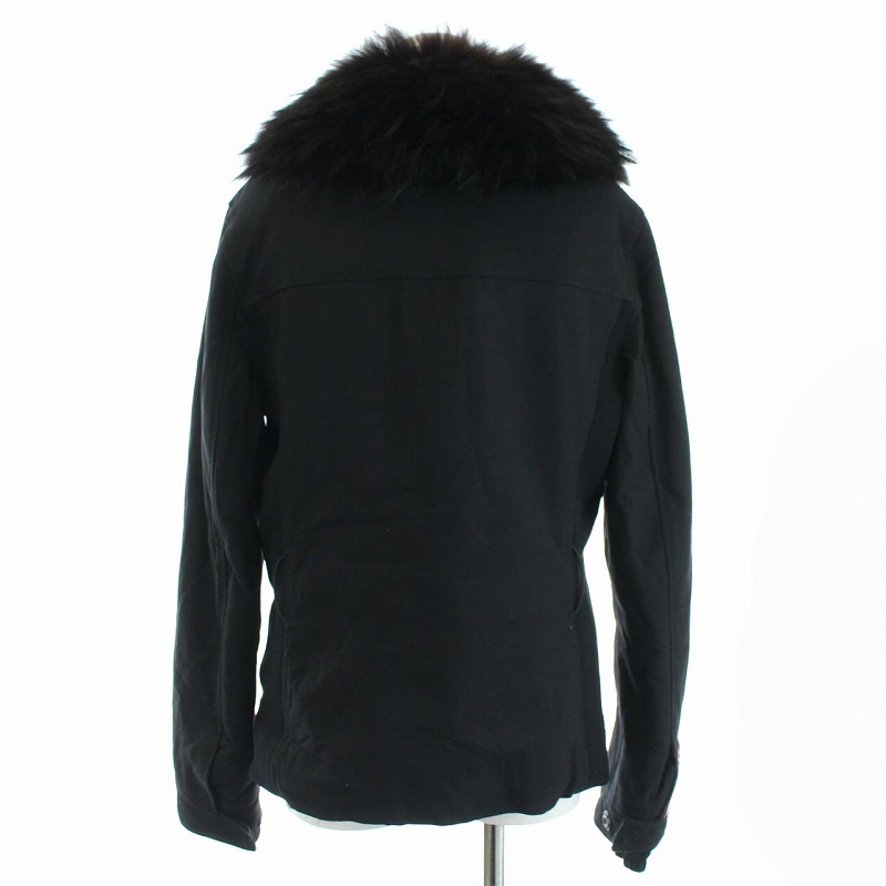 プラダスポーツ PRADA SPORT ファージャケット ブルゾン 毛皮 ジップ 