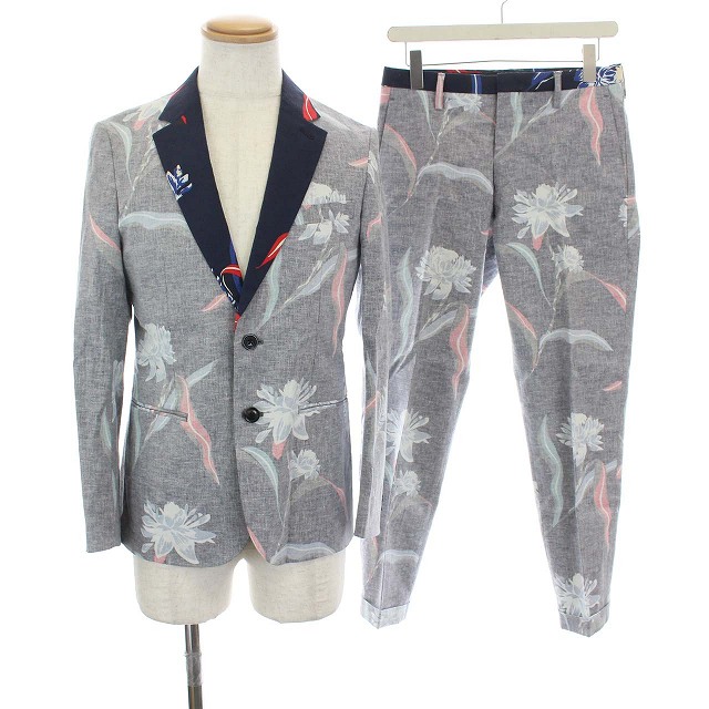 ポールスミス PAUL SMITH 18SS PACIFIC ROSE PRINT シングル スーツ 