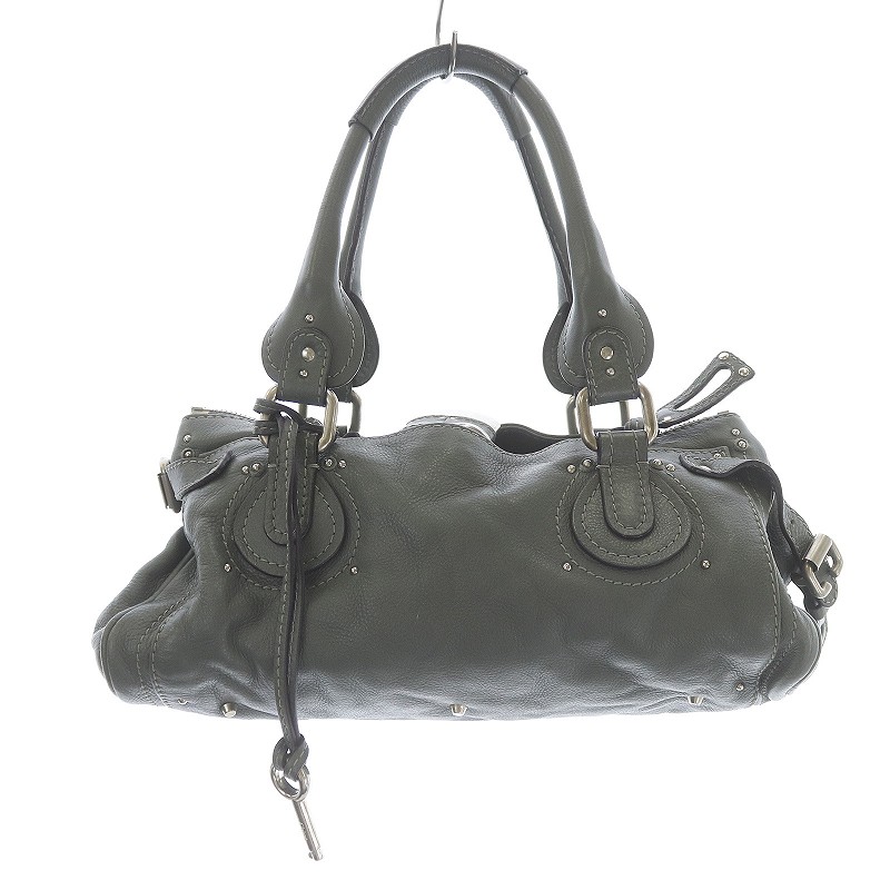 クロエ CHLOE パディントン ハンドバッグ トートバッグ 鍵 ベルト 