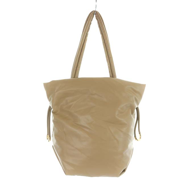 ザラ Zara ハンドバッグ 中綿バッグ フェイクレザー 茶 ブラウン Yi36 レディース 081 ベクトルパーク