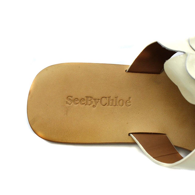 シーバイクロエ gema ミュール ベージュ 