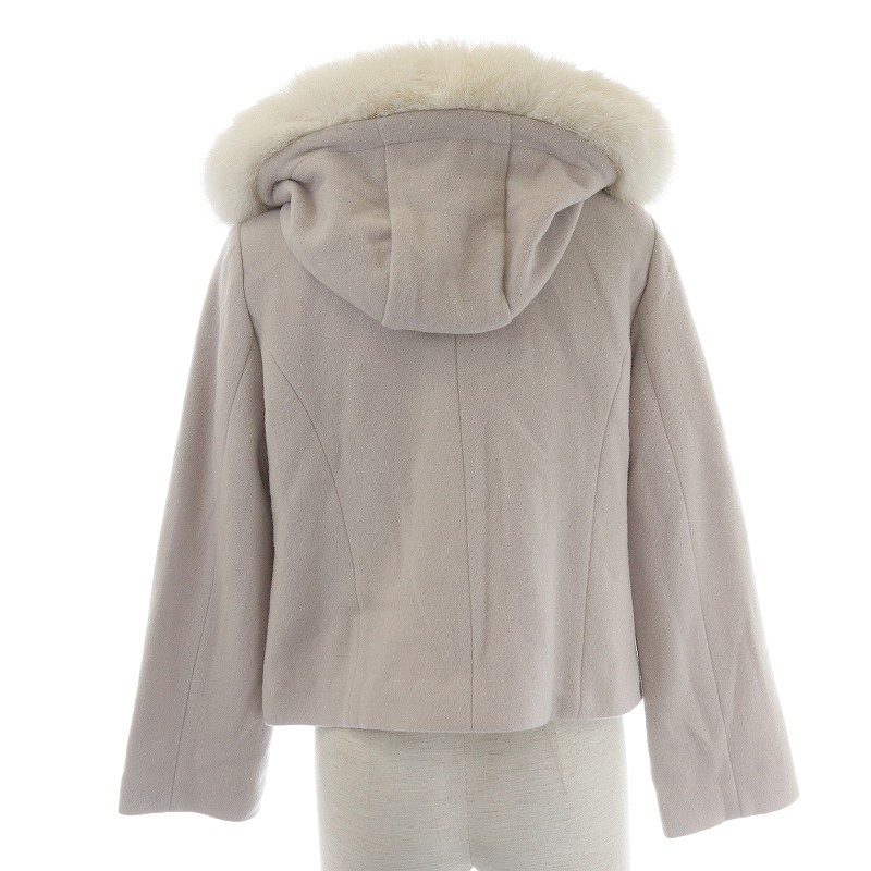 ミッシュマッシュ フード付きジップショートコート 宅送