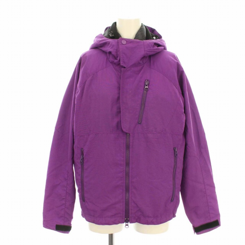 シップス Ships ナイロンジャケット マウンテンパーカー フード ダウンライナー付き 2way アウター M 紫 パープル Dk レディース 081 ベクトルパーク