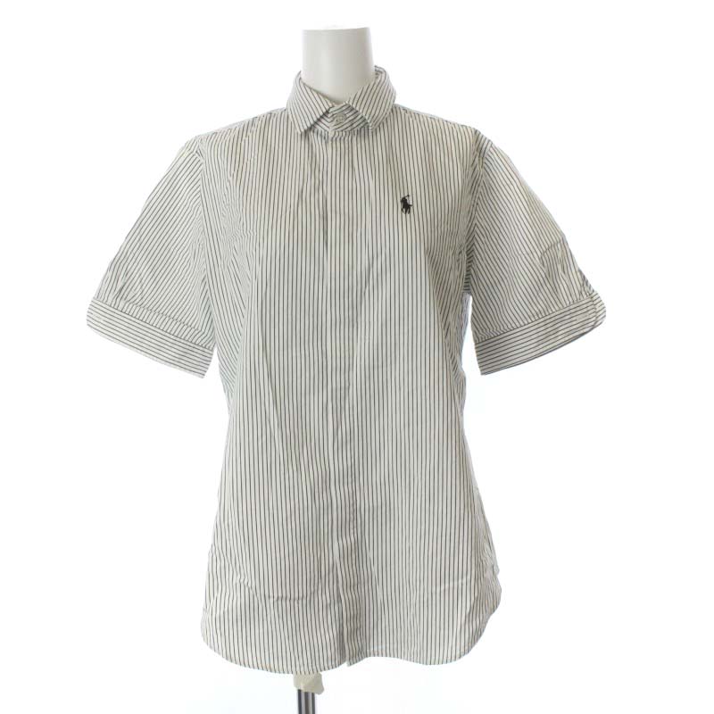 ラルフローレン RALPH LAUREN ストライプ シャツ 半袖 ポニー 刺繍 