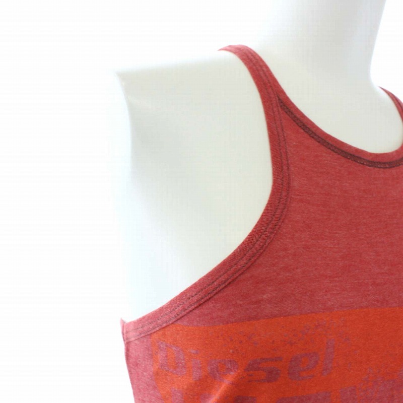 Diesel ディーゼルレッドタンクトップ Diesel ディーゼルレッドタンクトップ レッド（赤）系 DIESEL