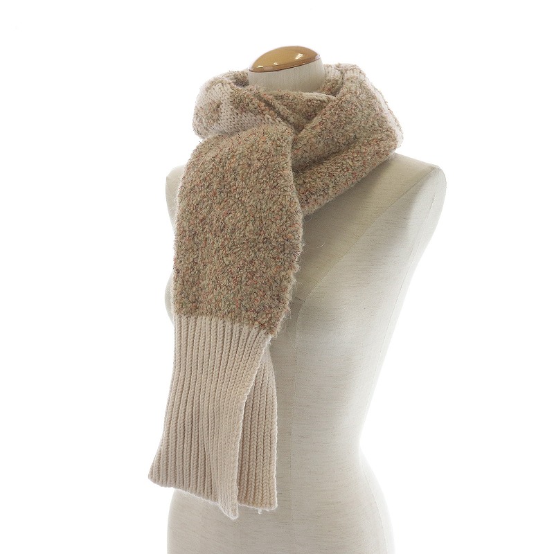 シーバイクロエ SEE BY CHLOE マフラー ストール ロゴ ウール アルパカ  