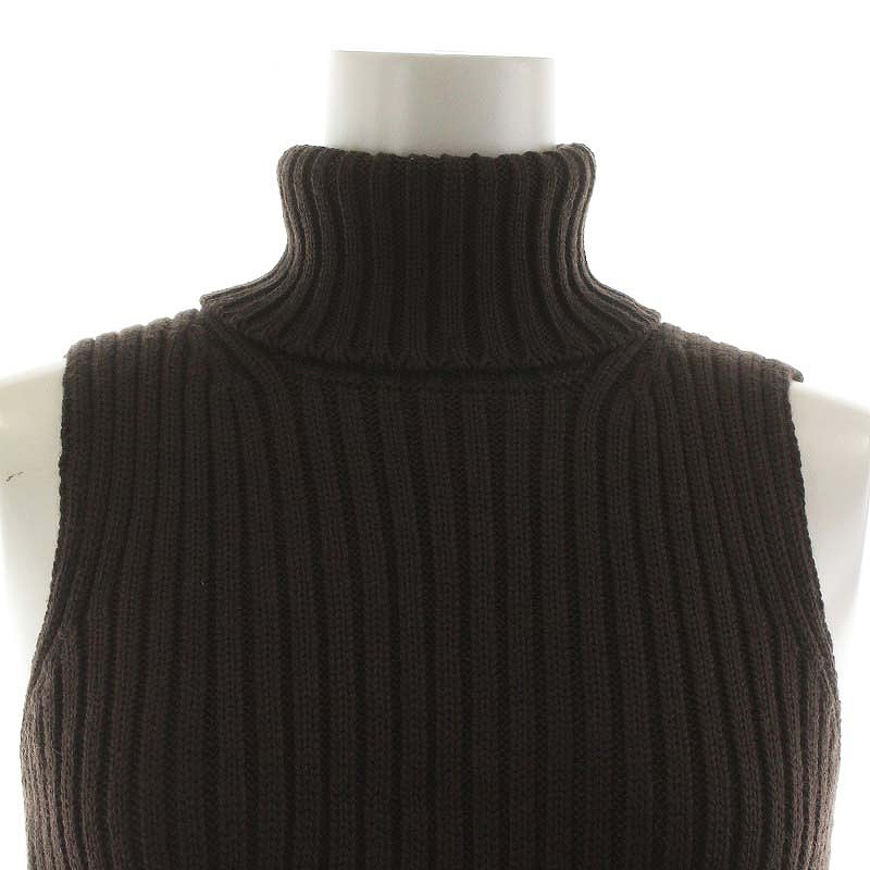 プラダスポーツ PRADA SPORT ニット ノースリーブ タートルネック  