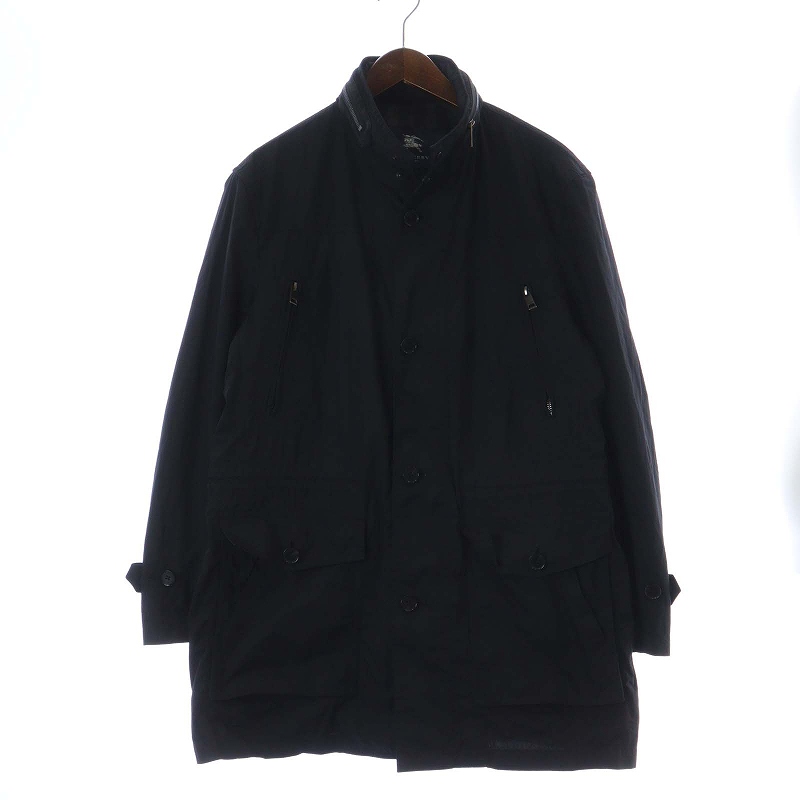バーバリーロンドン Burberry London メンズコート ブラック LL