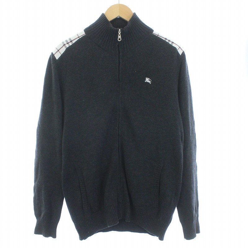 バーバリーブラックレーベル BURBERRY BLACK LABEL ニットジャケット 
