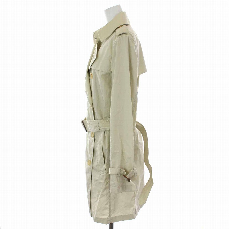 【美品】バーバリーロンドン ミドル丈 トレンチコート ベルト付 40 ベージュ バーバリー ロンドン BURBERRY LONDON トレンチコート ミドル丈 ベルト
