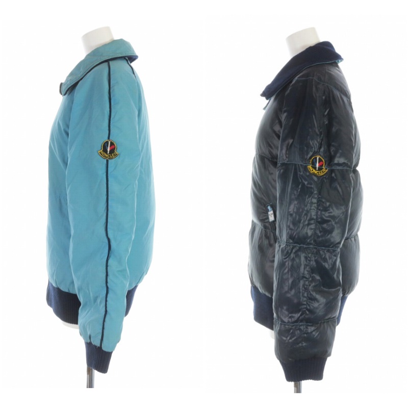 モンクレール MONCLER マウンテンパーカー 青 ヴィンテージ モンクレール MONCLER マウンテンパーカー 青 ヴィンテージ