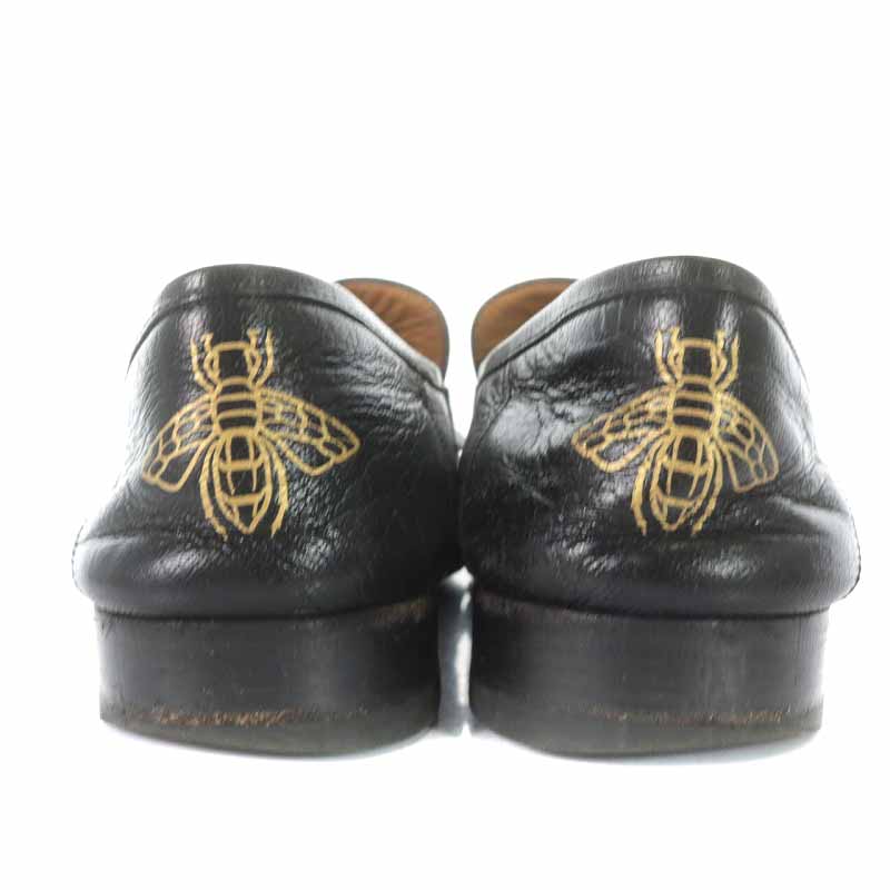 グッチ GUCCI ホースビットローファー レザー ローヒール キルト ビー