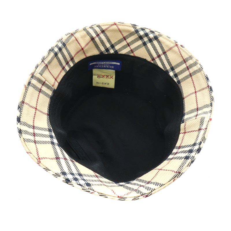 BURBERRY BLUElabel ノバチェック ハット バケット バーバリー ブルーレーベル バケットハット ノバチェック バケハ