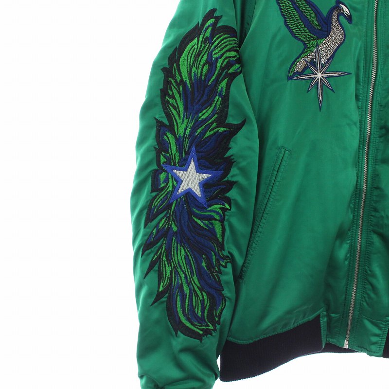 DIESEL ディーゼル リバーシブル スカジャン デニムブルゾン 中古・古着通販】DIESEL (ディーゼル) リバーシブルスカジャン バー