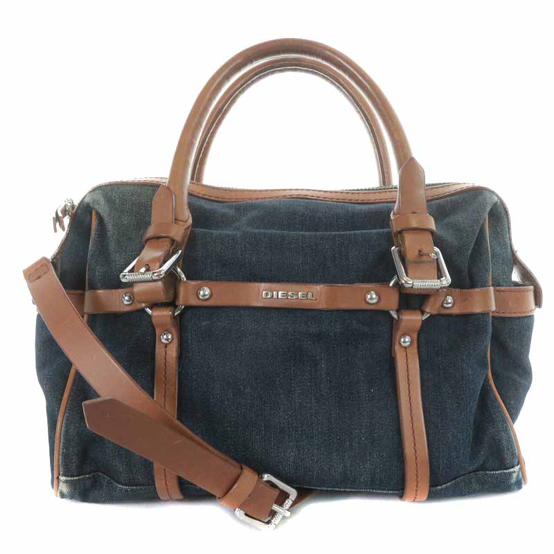 ディーゼル DIESEL ボストンバッグ ショルダーバッグ 2way デニム 
