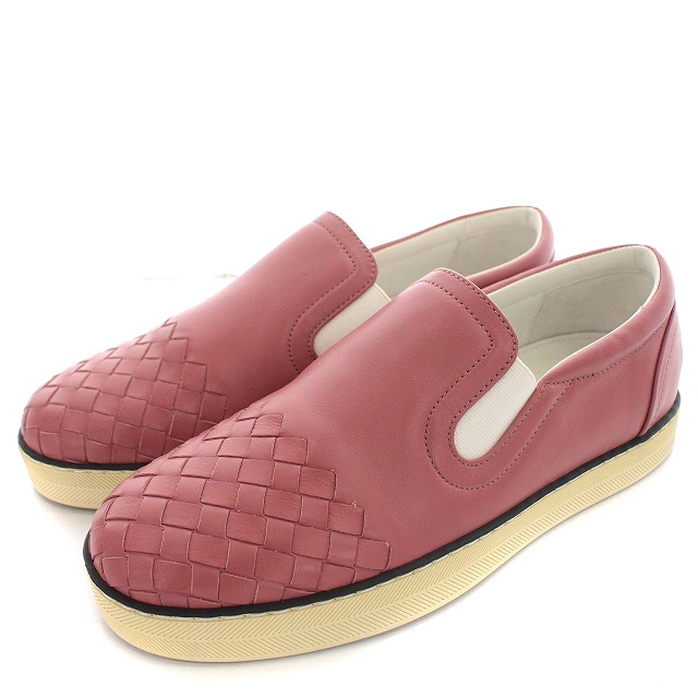 ボッテガヴェネタ BOTTEGA VENETA スリッポン イントレチャート レザー 