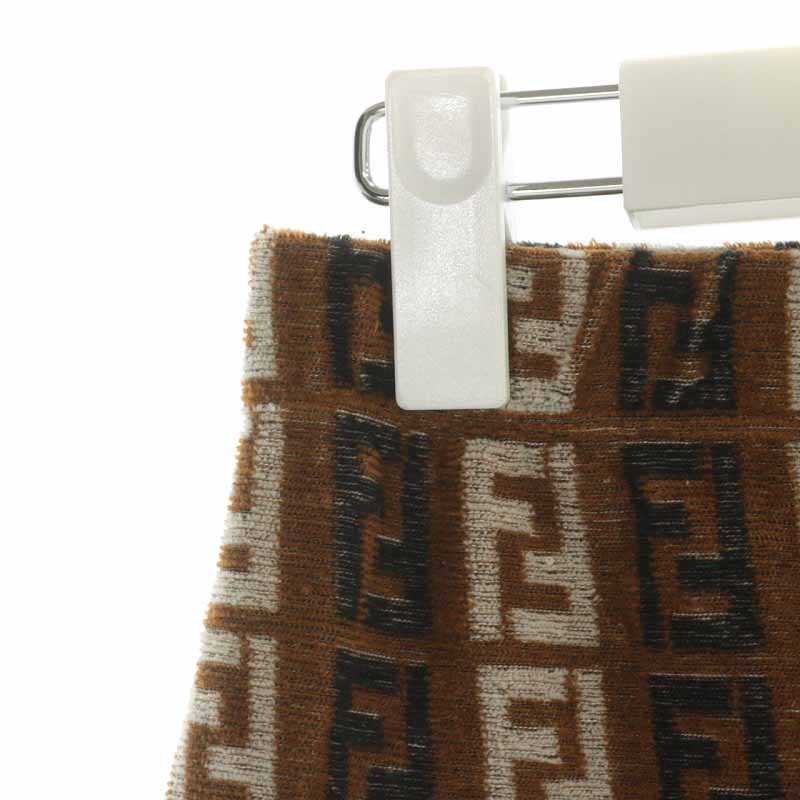 フェンディ FENDI ニットスカート タイトスカート ひざ丈 ズッカ柄 