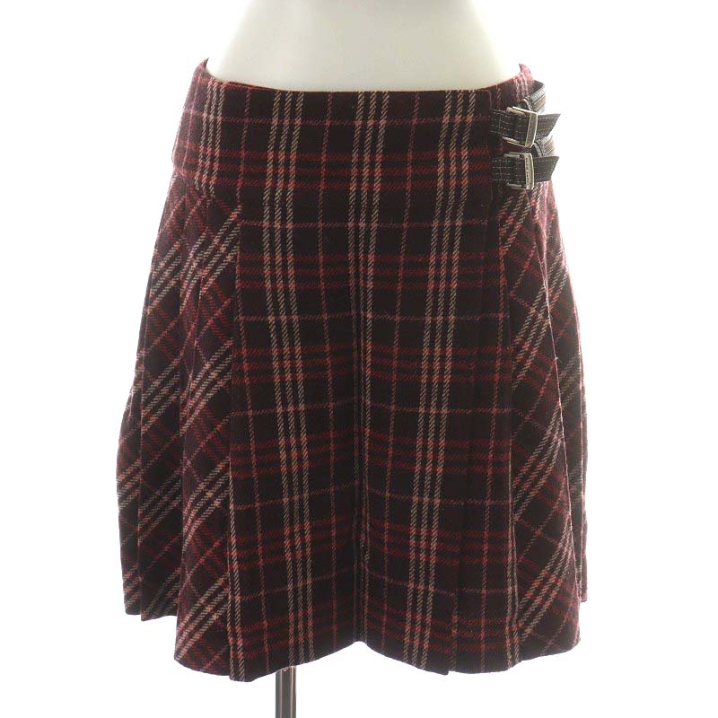 【美品】BURBERRY BLUE LABEL チェック柄プリーツスカート 38 BURBERRY スカート 38 ☆BURBERRY☆チェック柄プリーツスカート