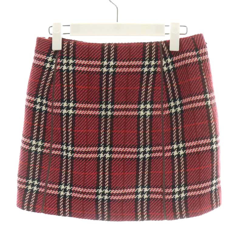 BURBERRY チェック柄 ミニタイトスカート 38 BURBERRY チェック柄ミニスカート 38