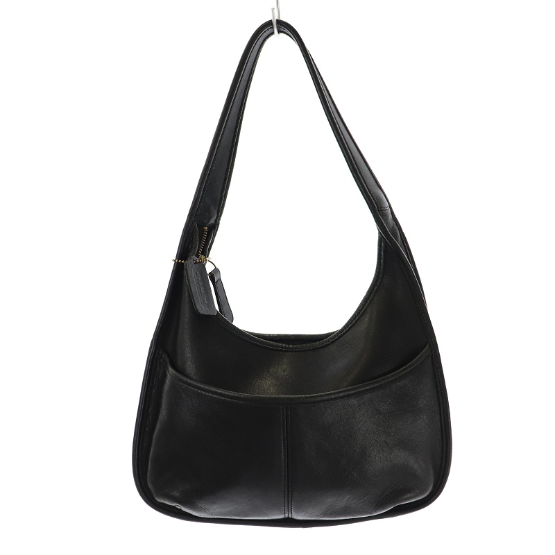 美品】COACH オールドコーチ ショルダーバッグ ブラック 9589 かっこよかっ 