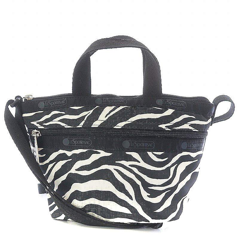 レスポートサック LesportSAC ショルダーバッグ ポーチ ミニ ゼブラ柄 