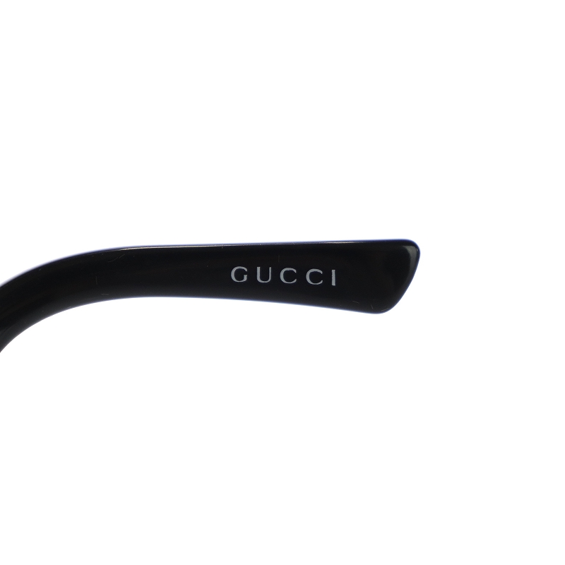 グッチ GUCCI サングラス グラデーション リボン ベルト 66□15 115 黒