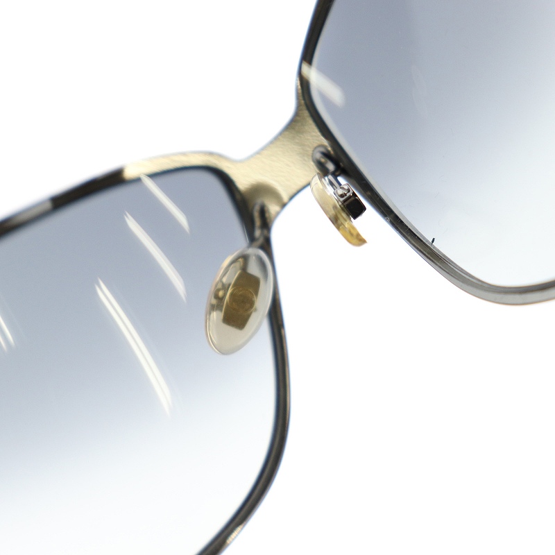 グッチ GUCCI サングラス グラデーション リボン ベルト 66□15 115 黒