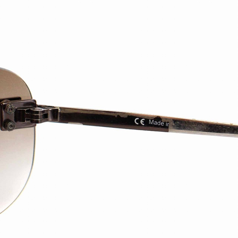 セリーヌ CELINE サングラス ラインストーン マカダム 茶 ブラウン