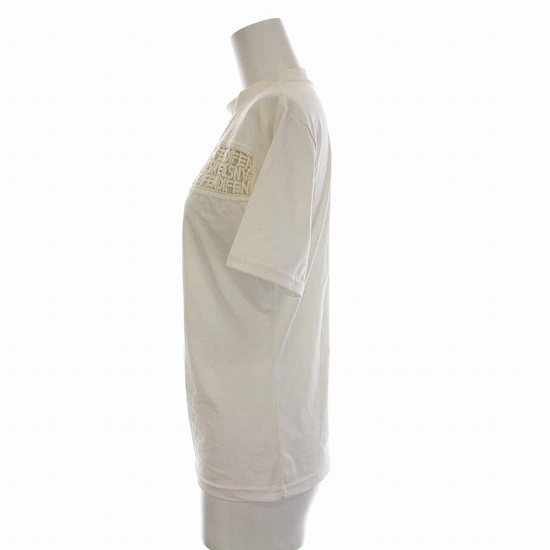 FENDIホワイト ポロシャツ レディース44 FENDIホワイト ポロシャツ レディース44