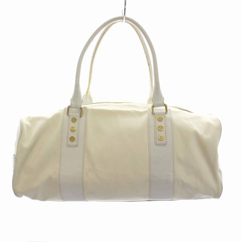 セリーヌ CELINE 2004 アテネオリンピック限定 ボストンバッグ 白 