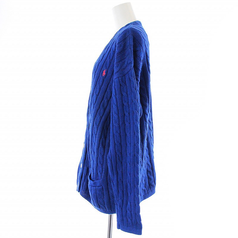 ラルフローレン RALPH LAUREN カーディガン ケーブルニット 長袖 V