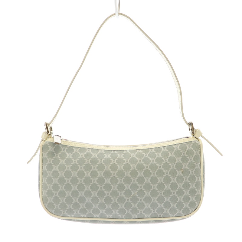 CELINEレディースショルダーバッグマカダムホワイト