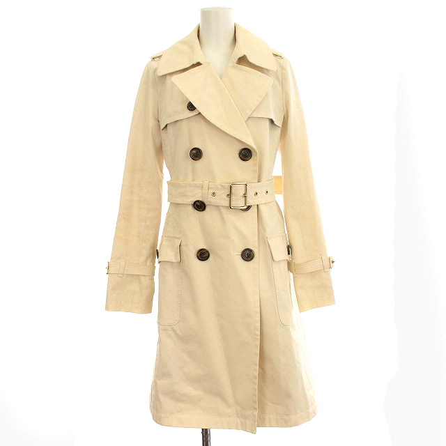 バーバリーブルーレーベル BURBERRY BLUE LABEL ロングコート ダブル 