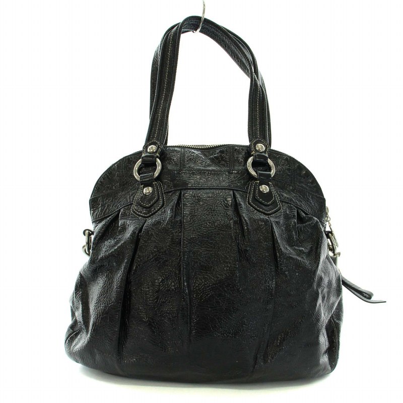 コーチ COACH ポピー poppy パテントウィズフラワーハイライト2way  