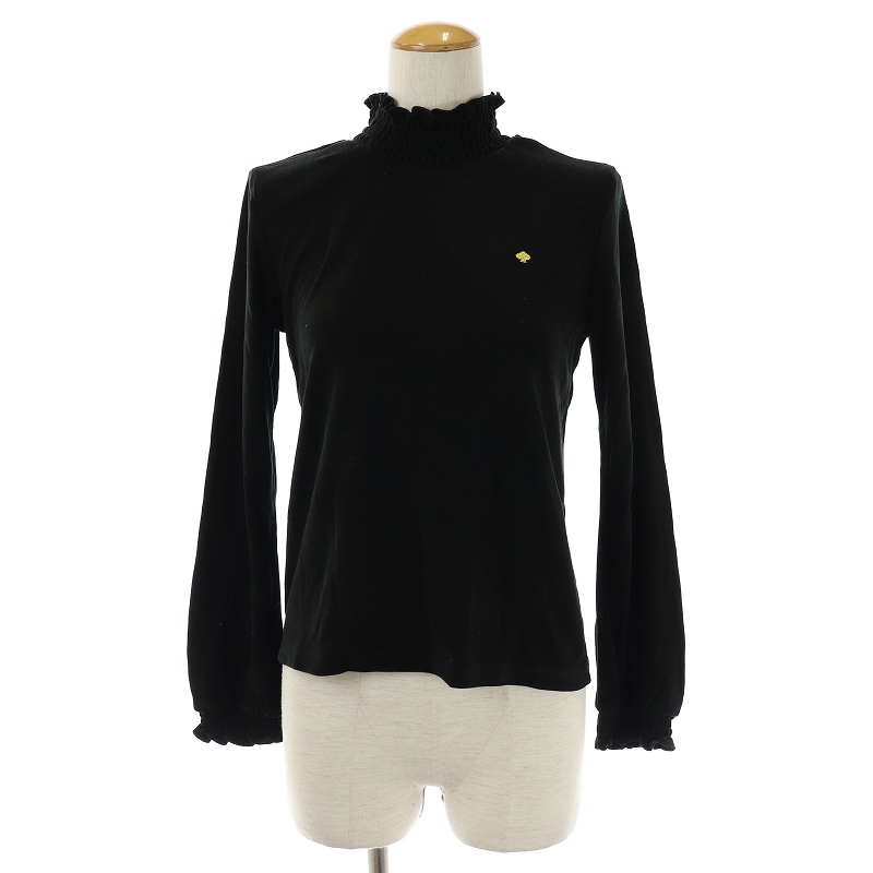 【最終価格】kate spade ケイトスペード　長袖カットソー　ブラック140 美品ケイトスペードニューヨークkate spade♤120センチ長袖カットソー