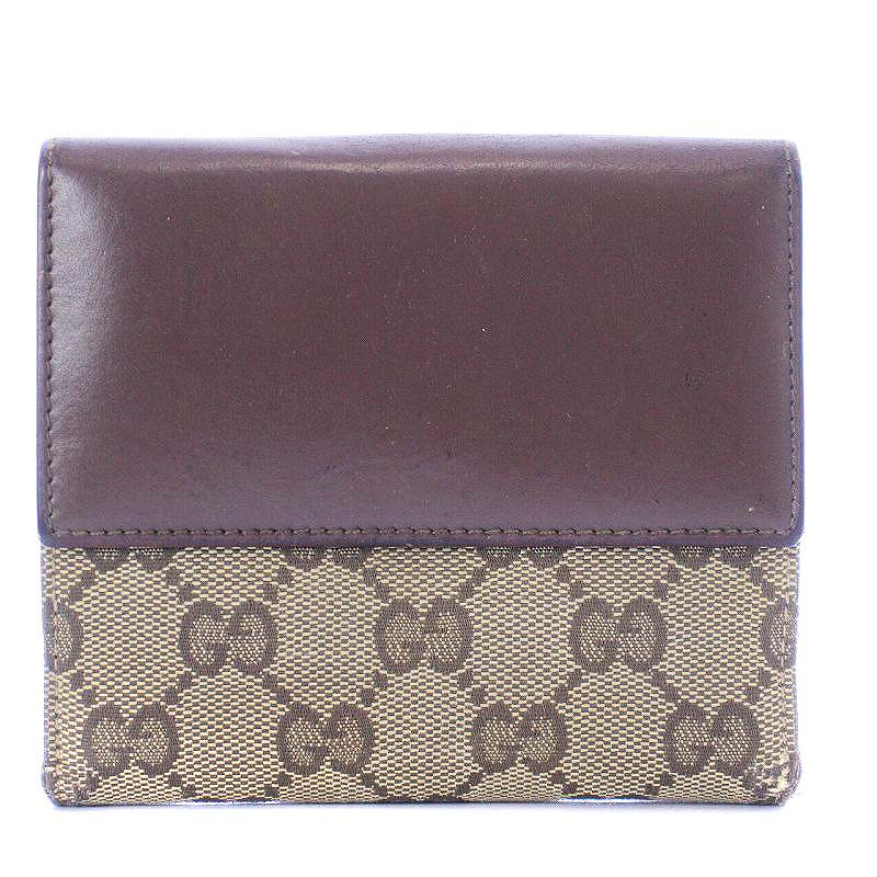 グッチ GUCCI 二つ折り財布 Wホック 小銭入れ ジャッキー GG柄 GG 