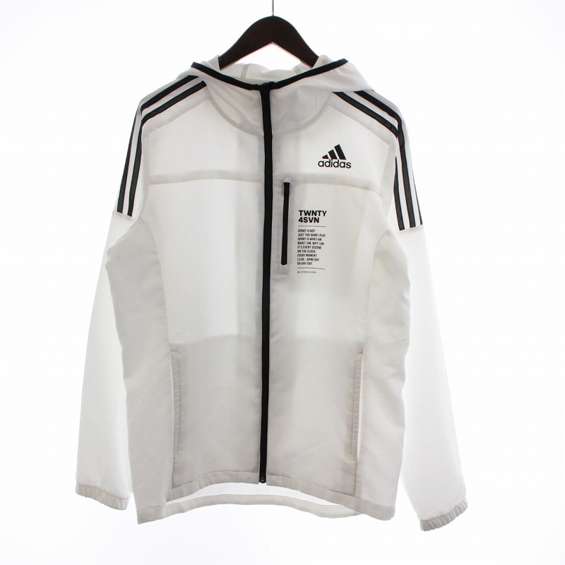 adidas 万国タグ　00s ジップアップジャケット L ホワイト/ adidas ホワイト ジップアップジャケット L き*子様 adidas 万国