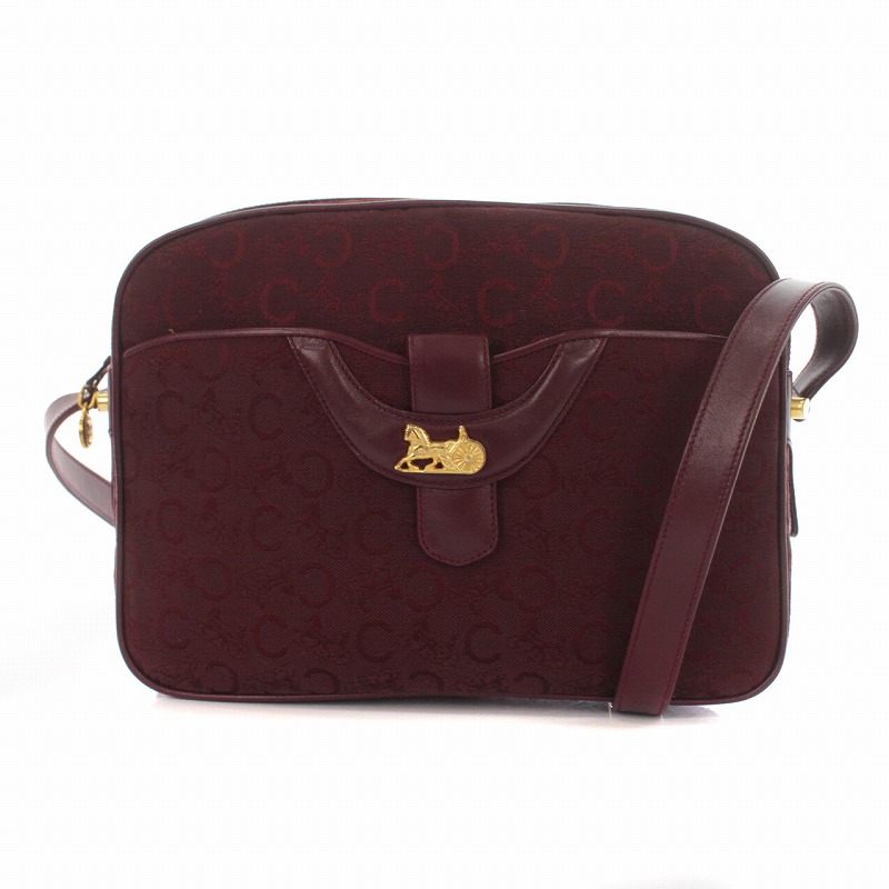 セリーヌ CELINE DIFFUSION ヴィンテージ Cマカダム ショルダーバッグ 