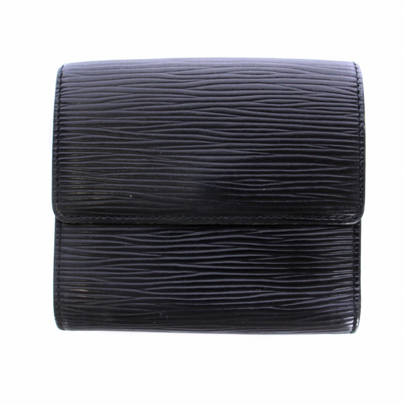 ルイヴィトン LOUIS VUITTON エピ Wホック財布 三つ折り ミニ