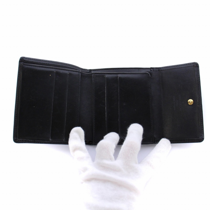 【美品】ルイヴィトン Wホック財布 コンパクト エピ ブラック 黒 3つ折り 美品】ルイヴィトン Wホック財布 コンパクト エピ ブラック 黒 3つ折り