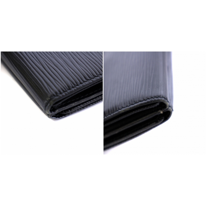 ルイヴィトン LOUIS VUITTON エピ Wホック財布 三つ折り ミニ  