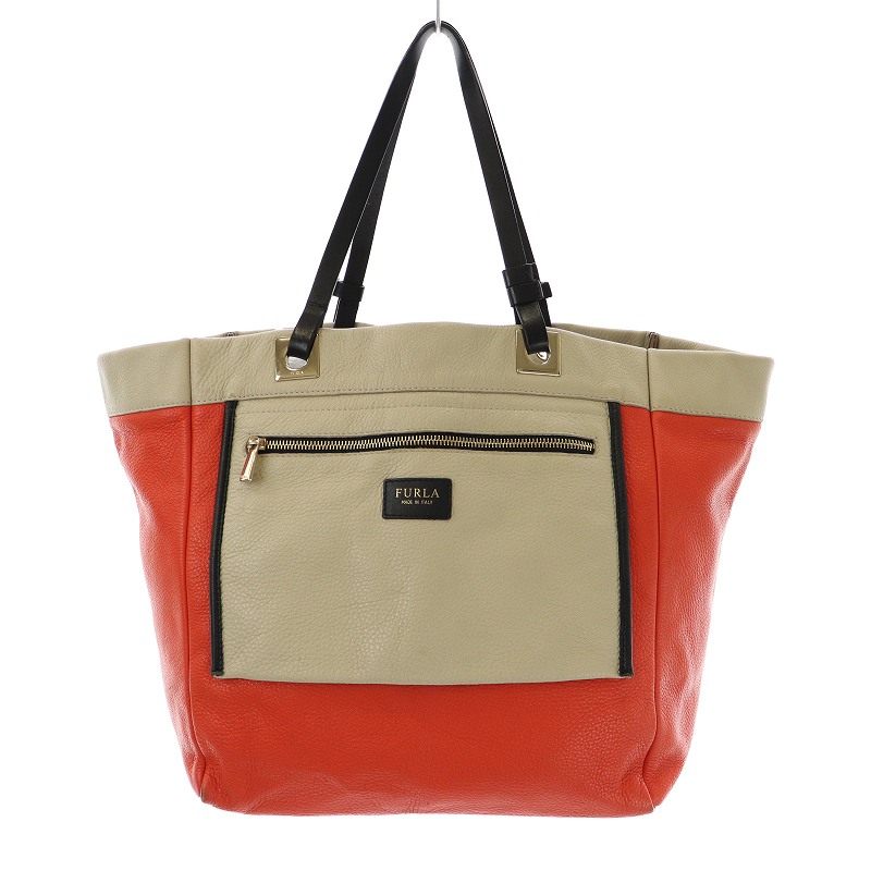 フルラ FURLA トライブ トートバッグ ショルダーバッグ ロゴ バイ 
