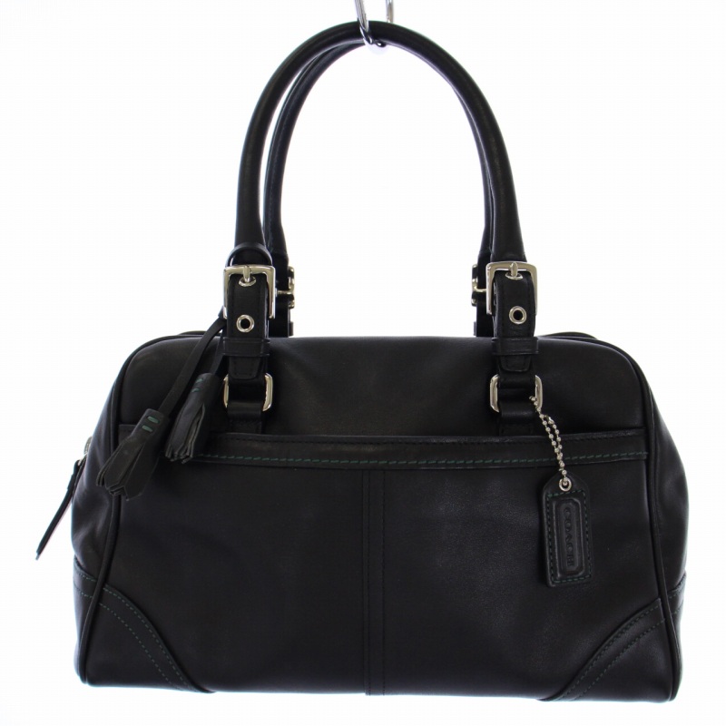 コーチ COACH ボストンバッグ レザー ブラック コーチ COACH ボストン