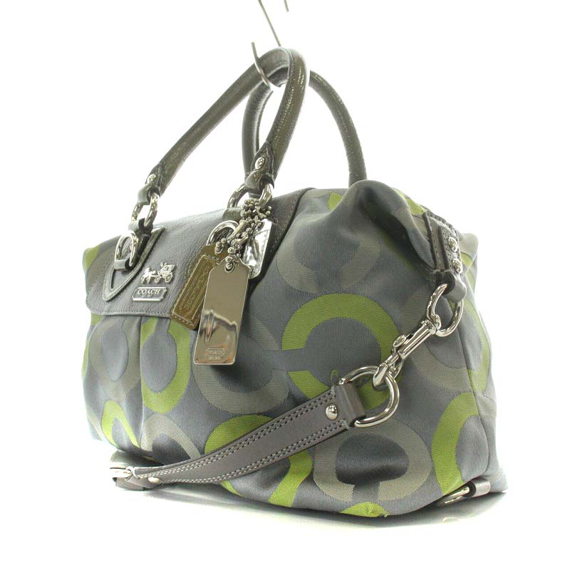 コーチ COACH オプアート ハンドバッグ ショルダーバッグ 2way 