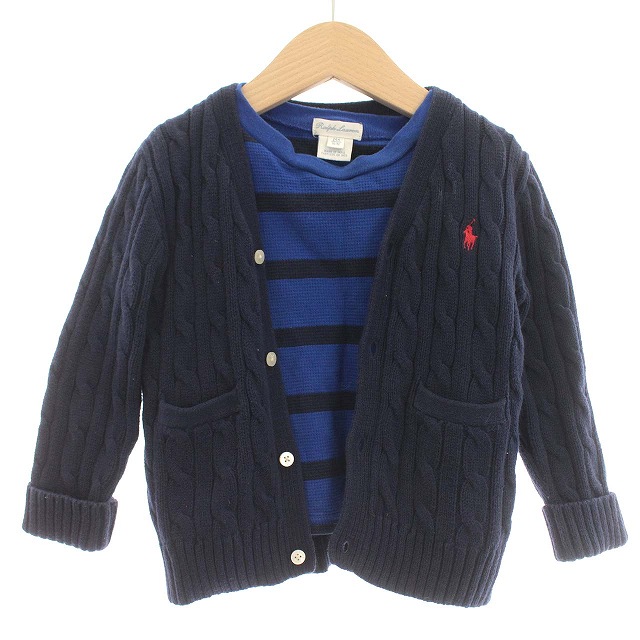 ラルフローレン RALPH LAUREN キッズ 3点セット ニット カーディガン 