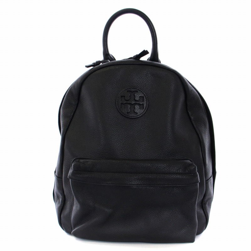 トリーバーチ TORY BURCH リュックサック デイパック ロゴ レザー 黒 