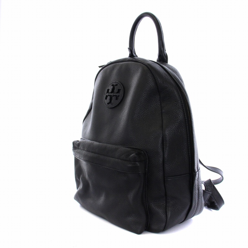 トリーバーチ TORY BURCH リュックサック デイパック ロゴ レザー 黒 