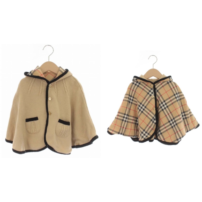 バーバリー チルドレン キッズ ポンチョ だます 