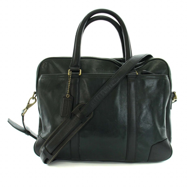 コーチ COACH ブリーカーハーネスレザースリムブリーフ Bleecker 